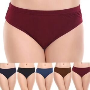 Ruzy Cotton Panty Mid Waist - Pack of Five